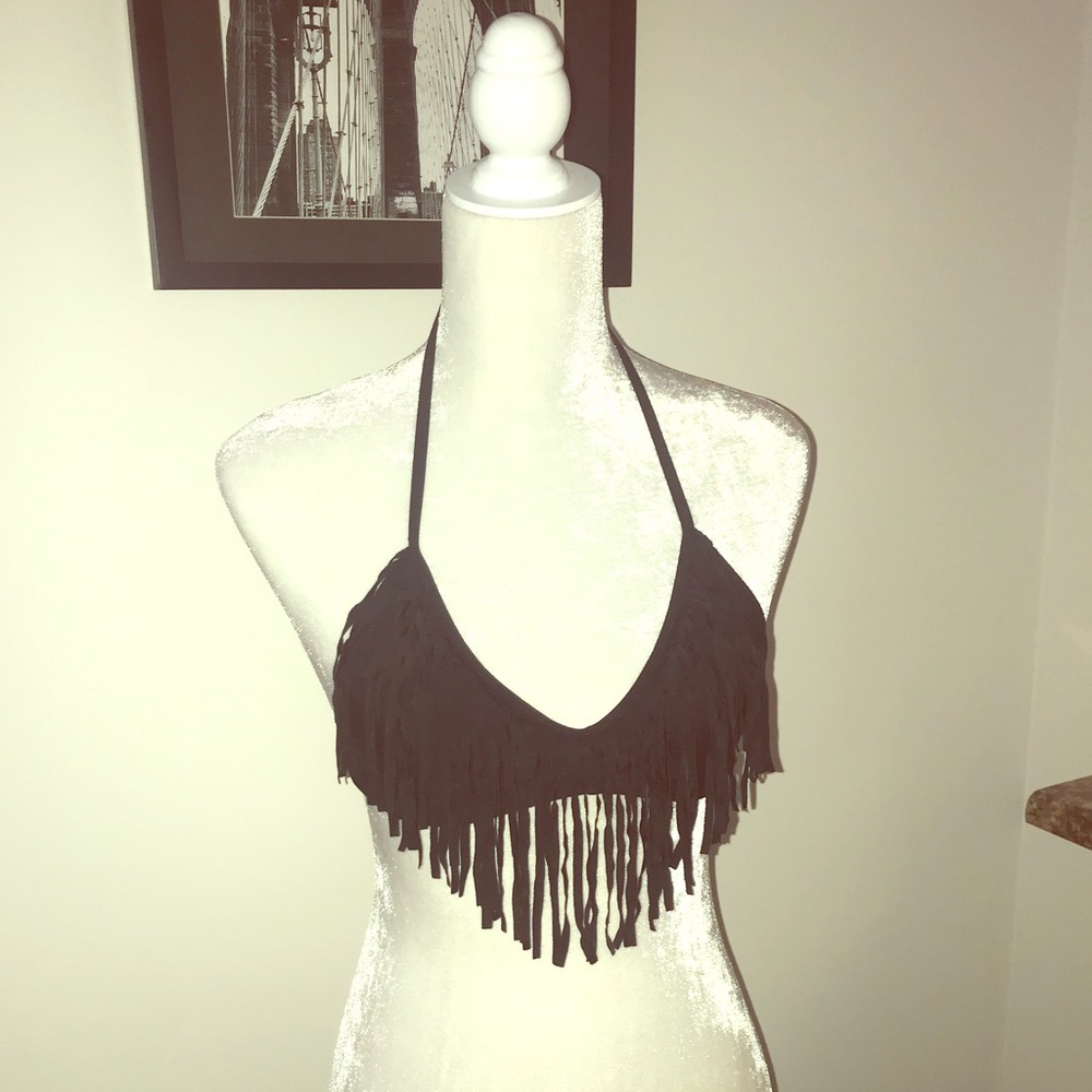 Fringe Bikini Top - Picture 1 of 8
